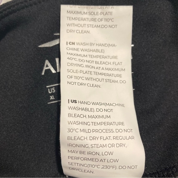 ALONG FIT Sz XL High Waist Comfort Waist Side Pockets Light Compression Leggings - Picture 7 of 11